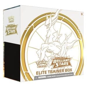 Pokemon Brilliant Stars Elite Trainer Box - Sword & Shield Series 9 - TCG Collectible