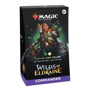 Magic: The Gathering Wilds of Eldraine Commander Deck Virtue and Valor MTG Cards Collectible Card Game Strategy Game Eldraine Expansion