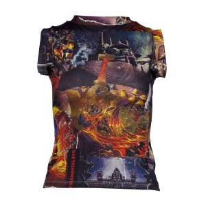 Amethyst Fantasy Tank Top by Gotham, featuring intricate designs for a stylish look.