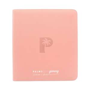 Palms Off Gaming - Collector's Series 12 Pocket Zip Trading Card Binder - PINK