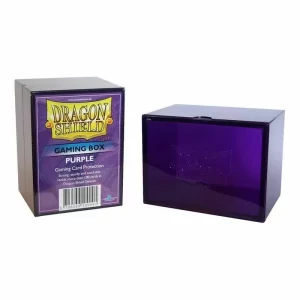 Purple Dragon Shield Deck Box designed for secure card storage.