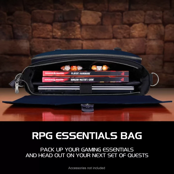 Collector's Edition green Enhance Tabletop RPG Player's Bag designed for storing game accessories.