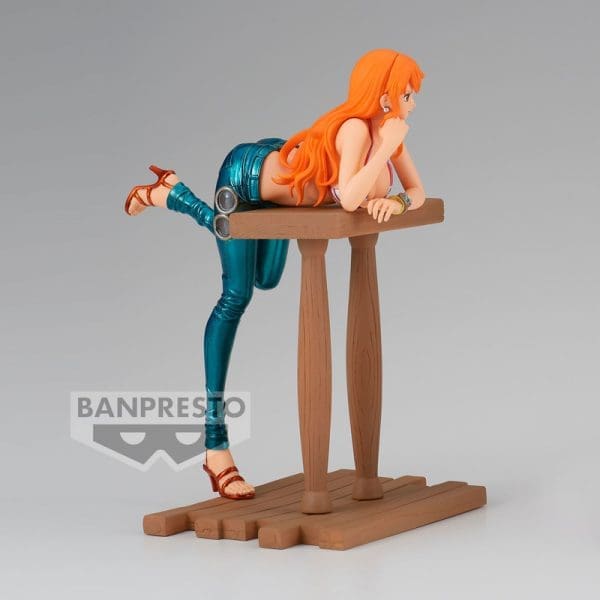 One Piece Grandline Journey Special Nami figure, capturing the navigator's charm and confidence with vibrant colours and fine details.