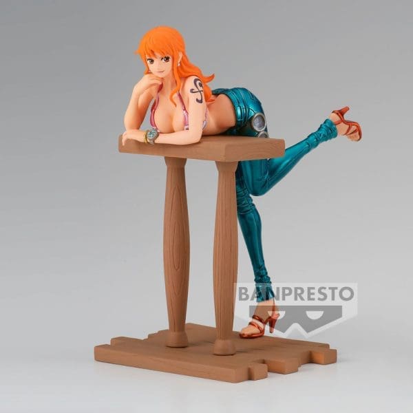 One Piece Grandline Journey Special Nami figure, capturing the navigator's charm and confidence with vibrant colours and fine details.