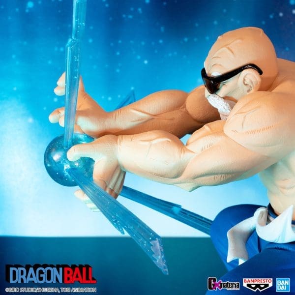 Dragon Ball G×Materia Kame-Sennin figure, showcasing the iconic Turtle Hermit in dynamic detail.