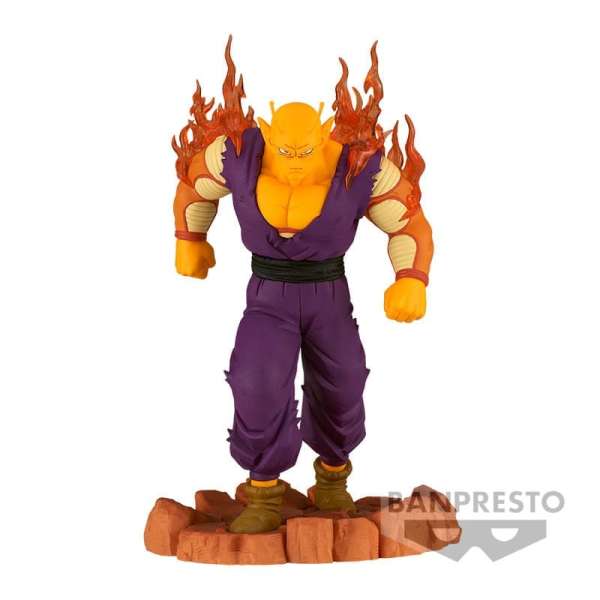 Dragon Ball Super: Super Hero History Box Vol.7 figure of Orange Piccolo, showcasing the Namekian warrior in vibrant detail.