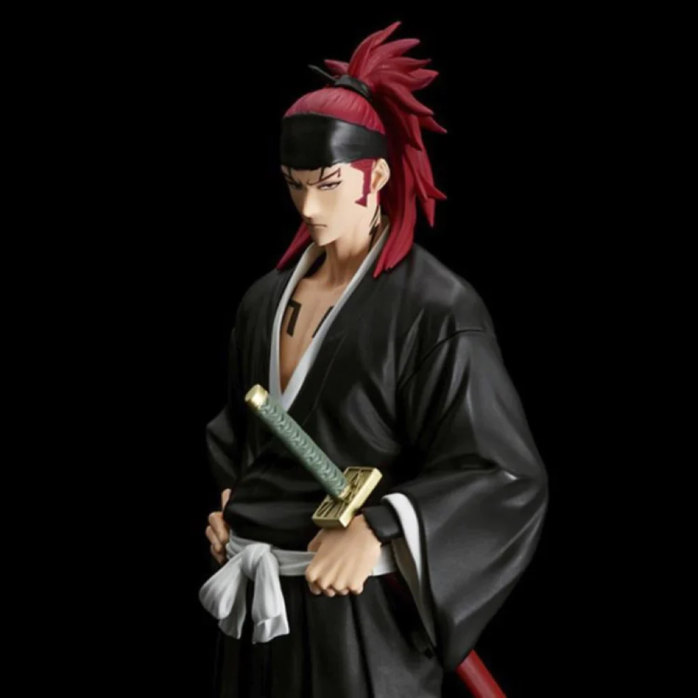 Banpresto Bleach Solid and Souls Renji Abarai figure (BP88134L), showcasing the dynamic pose and intricate details.