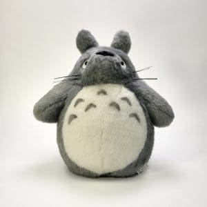 Studio Ghibli Plush, My Neighbour Totoro - Medium-sized Big Grey Totoro, perfect for fans of the beloved animated film.