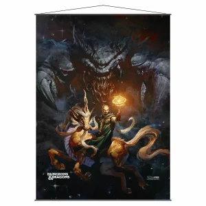 Dungeons & Dragons Cover Series Mordenkainen’s Monsters of the Multiverse Wall Scroll, featuring a vivid illustration of the diverse and mythical creatures from D&D lore.