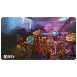 Dungeons & Dragons Cover Series Journeys Through the Radiant Citadel Playmat, featuring vibrant artwork from the D&D universe.