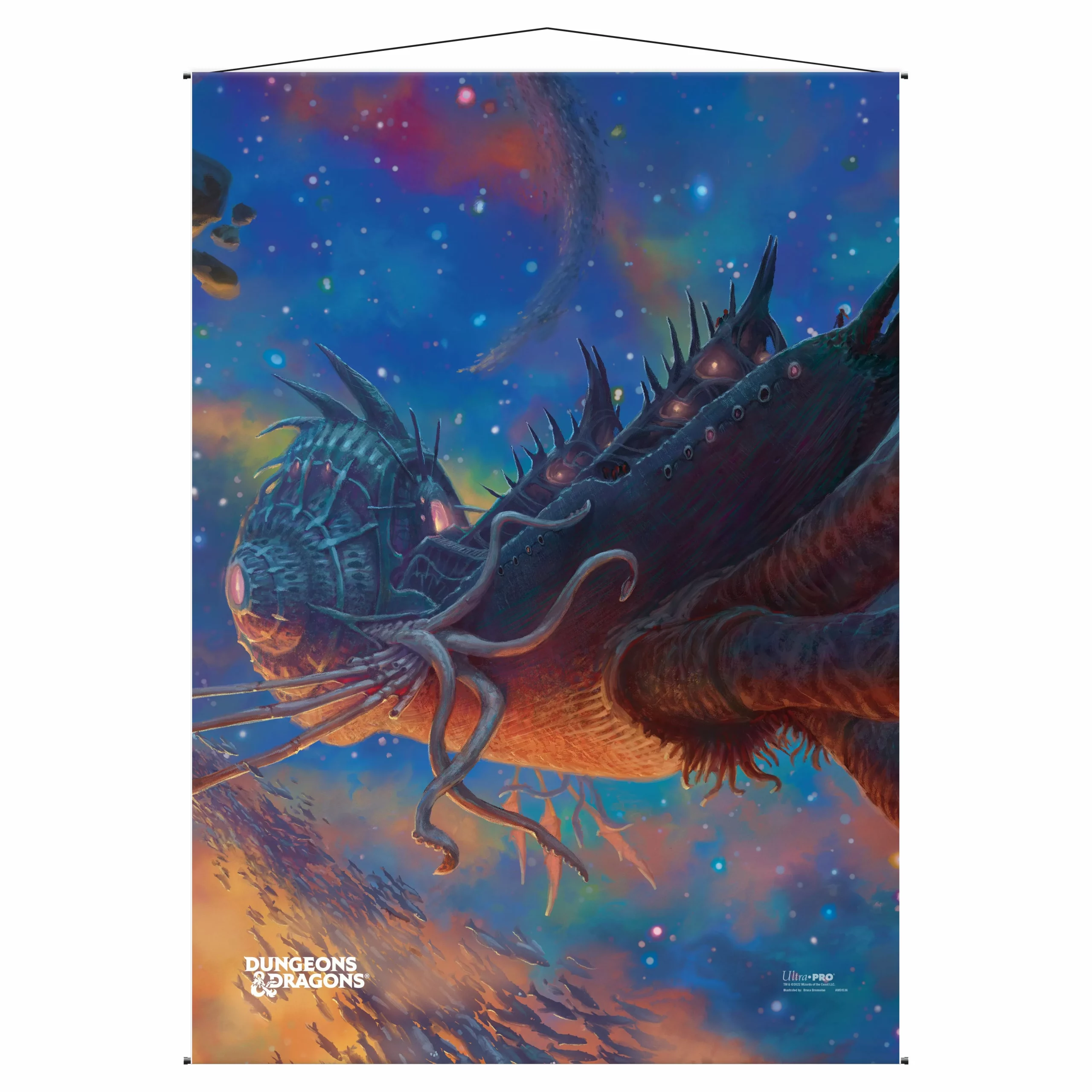 Dungeons & Dragons Cover Series Astral Adventurers Guide Wall Scroll, featuring vibrant artwork from the popular role-playing game.