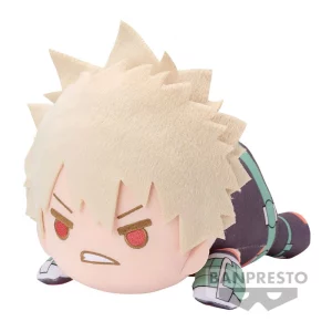 My Hero Academia Lying Down Big Plush Katsuki Bakugo, capturing the character in a relaxed and adorable plush form.
