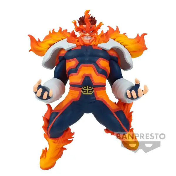 My Hero Academia The Amazing Heroes Plus Vol.3 Endeavor figure, showcasing the fiery hero in dynamic detail.