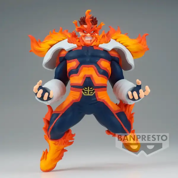 My Hero Academia The Amazing Heroes Plus Vol.3 Endeavor figure, showcasing the fiery hero in dynamic detail.