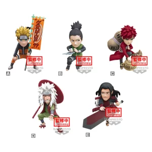 NARUTO NARUTOP99 World Collectable Figure Vol.1, featuring iconic characters from the Naruto series.