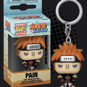 Naruto: Shippuden Pain Pocket Pop! Keychain, featuring the Akatsuki leader in miniature form.