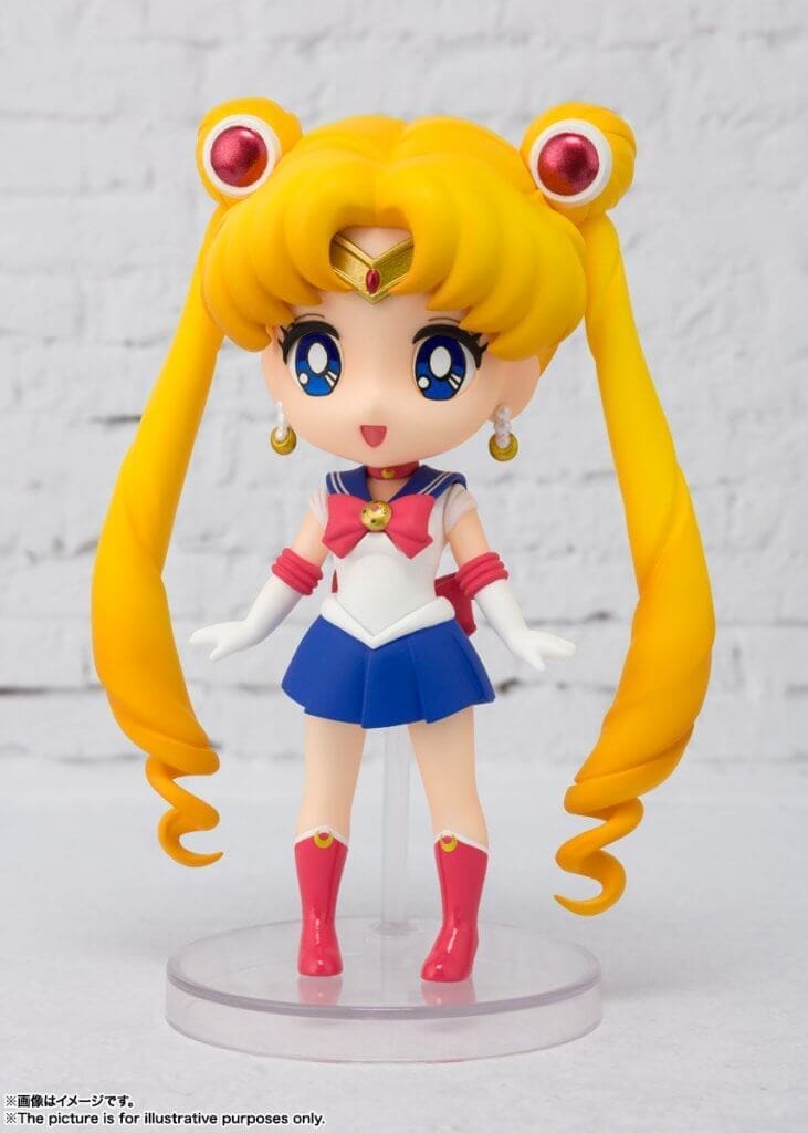 "Figuarts Mini Sailor Moon Reissue figure, showcasing the beloved character in her signature pose with detailed craftsmanship."