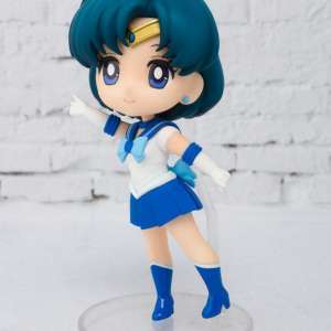 "Figuarts Mini Sailor Mercury Reissue figure, capturing the genius and grace of the guardian of water and intelligence in detailed miniature form."