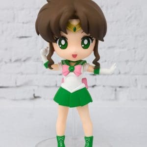Figuarts Mini Sailor Jupiter Reissue figure, capturing the beloved character in detailed miniature form."