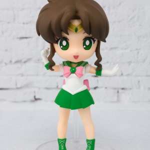 Figuarts Mini Sailor Jupiter Reissue figure, capturing the beloved character in detailed miniature form."