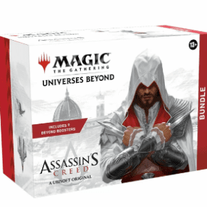 Magic Assassin's Creed Bundle featuring exclusive themed cards and accessories.