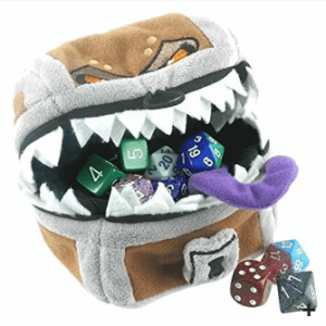 D&D Mimic Gamer Pouch, a clever storage for gaming essentials.