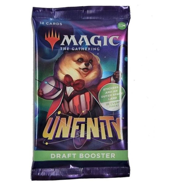 Magic The Gathering Unfinity Draft Booster Box Featuring Unique, Whimsical Cards