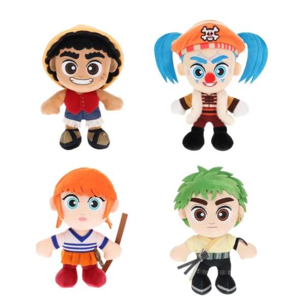 ONE PIECE Series 1 Collectible Plush Assortment Featuring Popular Characters