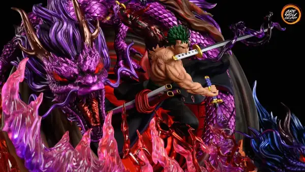 Ayo Studio 1/4 Scale Roronoa Zoro Dragon Tornado Statue in Action
