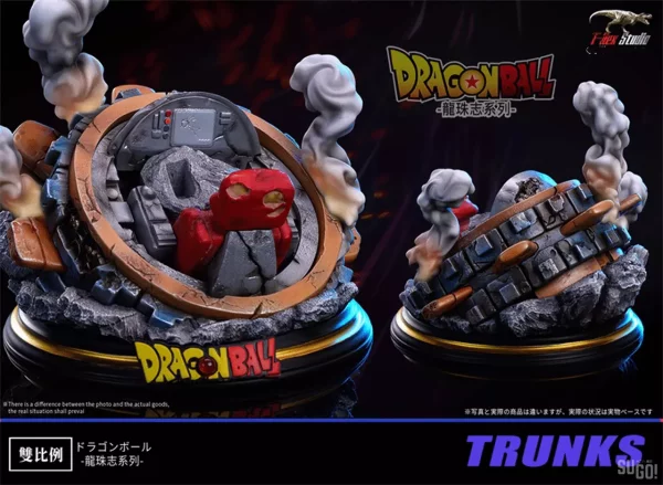 T-Rex Studio Dragon Ball Trunks Mega Size Statue in Dynamic Pose