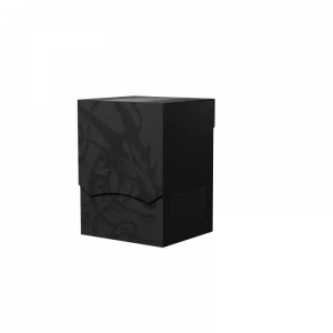 Dragon Shield Deck Shell Deck Box in Shadow Black, capable of holding 100 sleeved cards