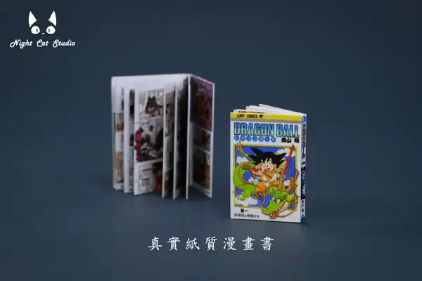Night Cat Studio Little Son Goku Reading Comic Book Statue