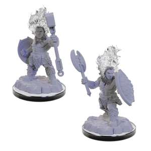 D&D Nolzur's Marvelous Miniatures Azer Warriors set ready for painting