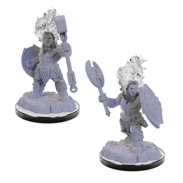 D&D Nolzur's Marvelous Miniatures Azer Warriors set ready for painting