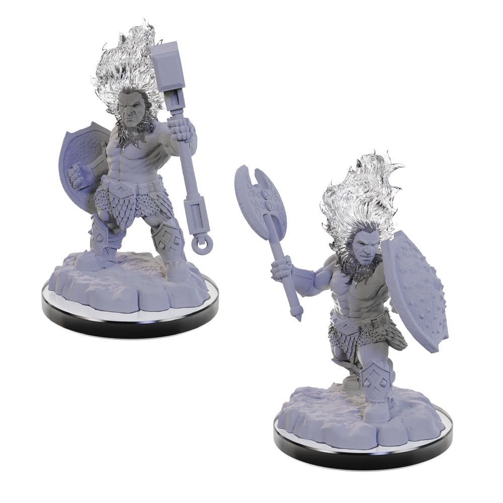 D&D Nolzur's Marvelous Miniatures Azer Warriors set ready for painting