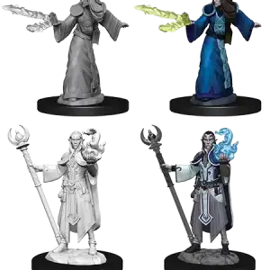 D&D Nolzurs Marvelous Unpainted Miniatures Male Elf Wizard