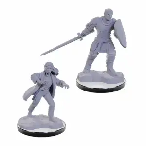 D&D Nolzur's Marvelous Miniatures: Reborn Paladin & Reborn Warlock