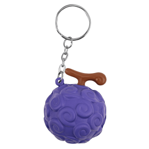 One Piece Squishy Gum Gum Fruit Keychain – Luffy’s Devil Fruit Replica