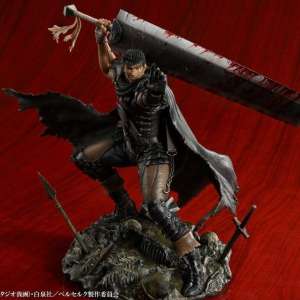BERSERK Guts Black Swordsman Ver. Figure – Official Anime Collectible