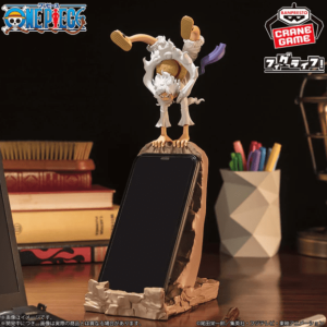 One Piece Monkey D. Luffy Gear 5 Figure Phone Stand – Official Collectible