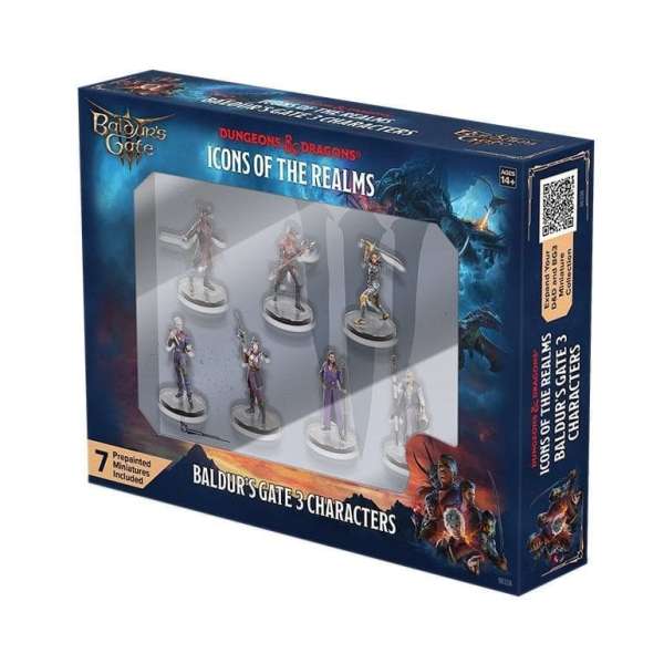 D&D Icons of the Realms Baldur's Gate 3 Character Boxed Set – Official Miniatures