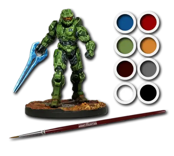 Halo Flashpoint Master Chief Paint Set – Miniature & Official Paint Kit