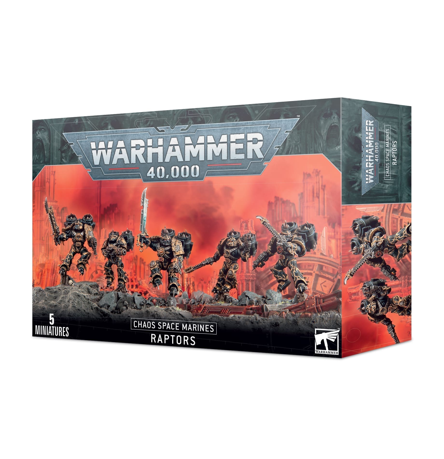 Chaos Space Marines Raptors – Warhammer 40K Assault Miniatures