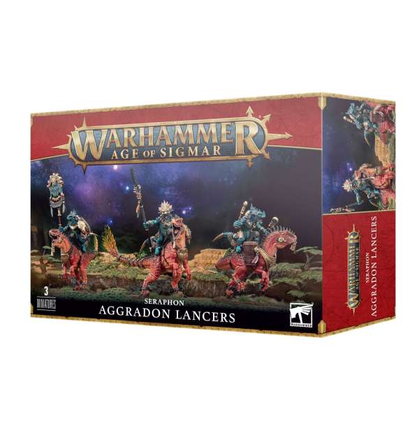 Seraphon Aggradon Lancers – Age of Sigmar Cavalry Miniatures