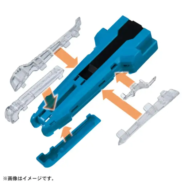 BX-42 Rubber Custom Grip Blue – Beyblade X Launcher Accessory