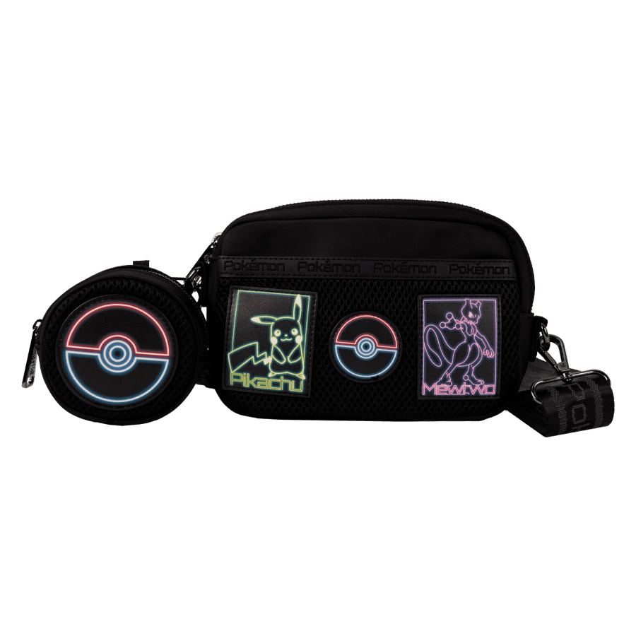 Pokémon Neon Sign Sling Bag – Stylish Crossbody Backpack