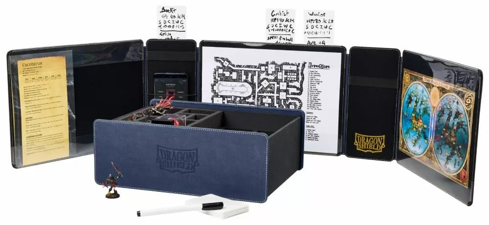 Dragon Shield Game Master Companion – Midnight Blue RPG Toolkit