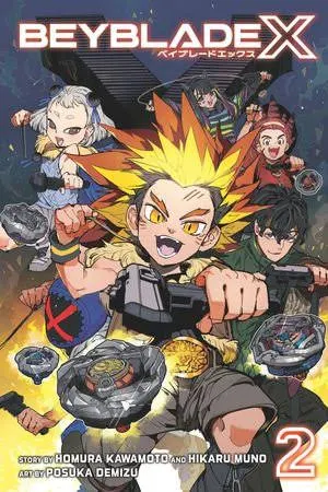 Beyblade X Manga Volume 2 Cover – English Edition