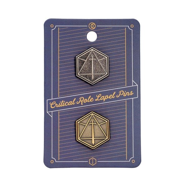 Critical Role Lapel Pins – Official Darrington Press Metal Pin Set