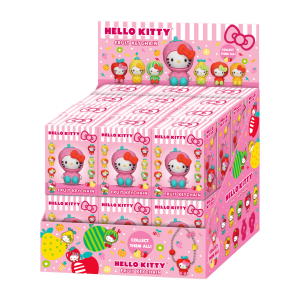 Hello Kitty 3D Foam Bag Clips – Fruits Series Blind Box Keychain